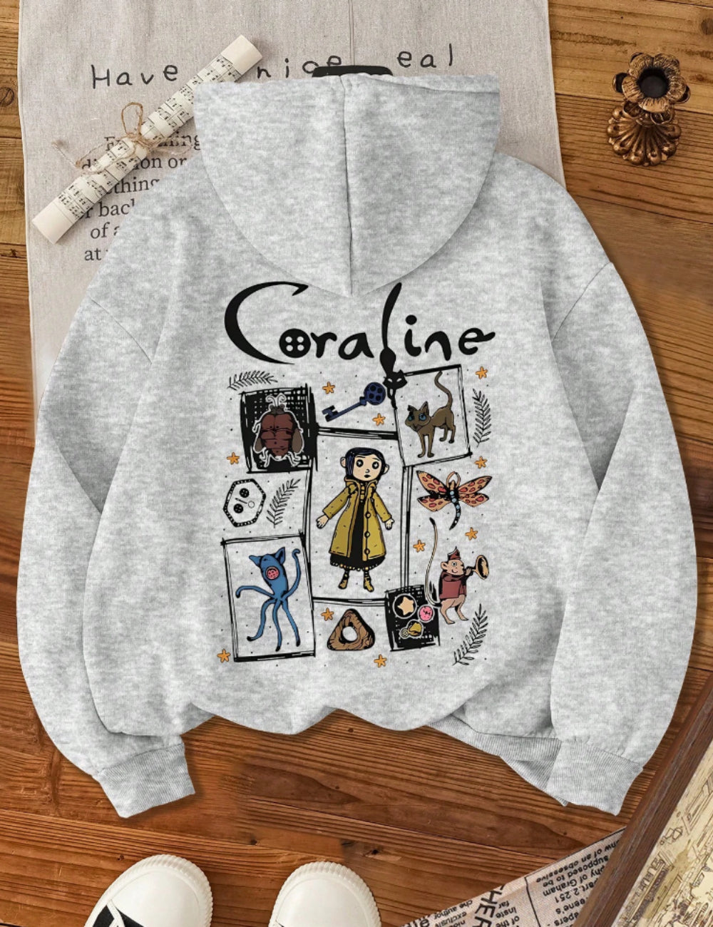 Hanorac Shein, gri