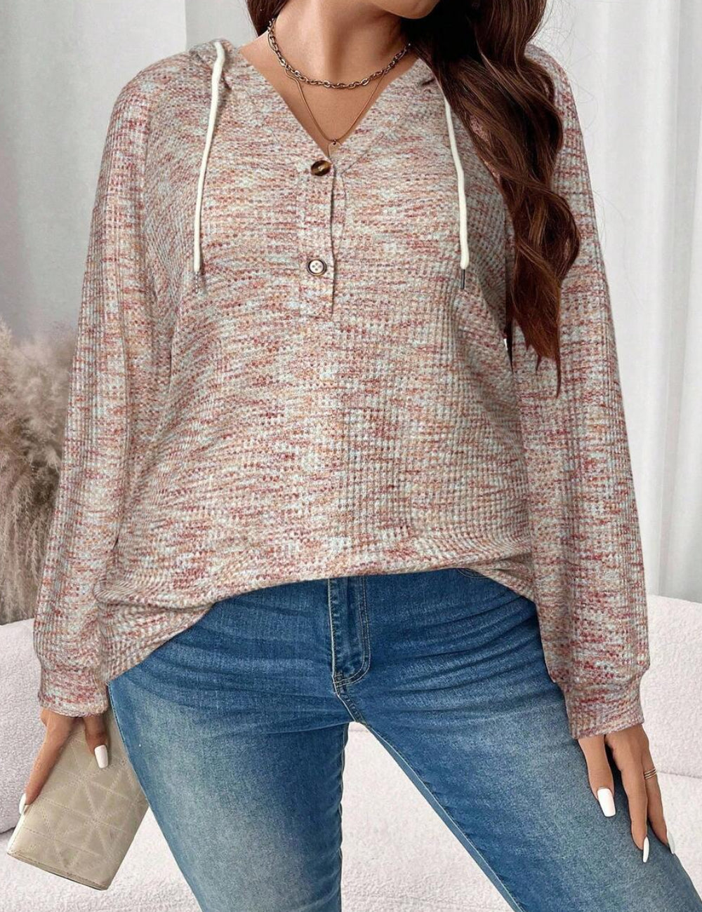 Hanorac Shein Curve+, mix culori