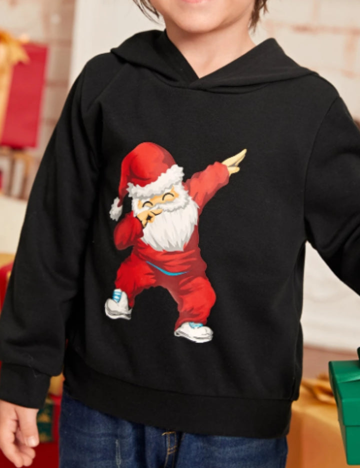 Shein kapucnis pulóver, fekete
