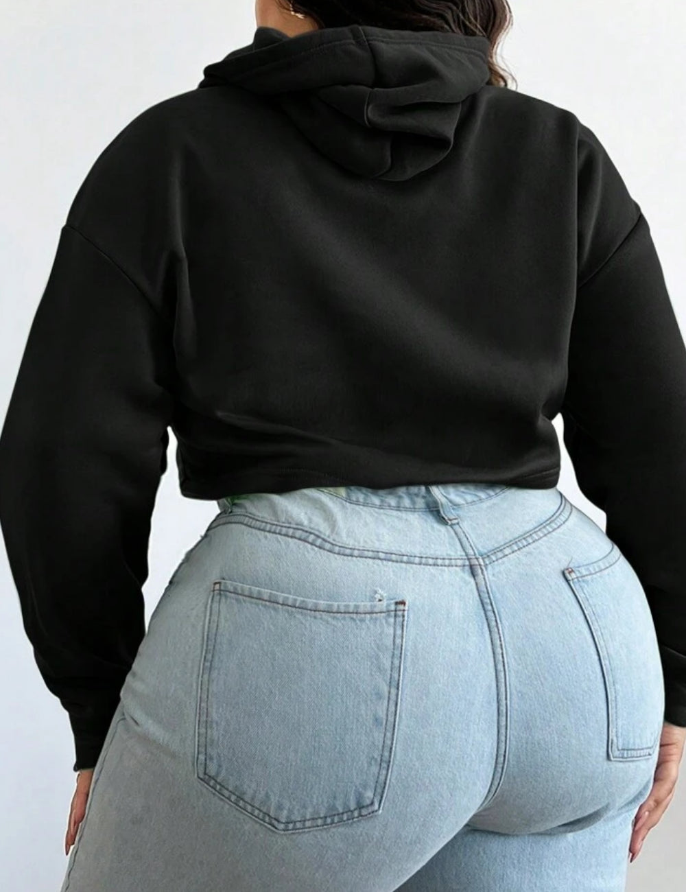 Hanorac Shein, negru