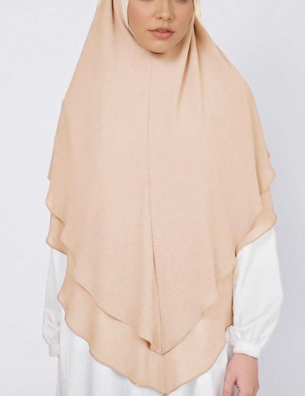 Hijab Shein, bézs