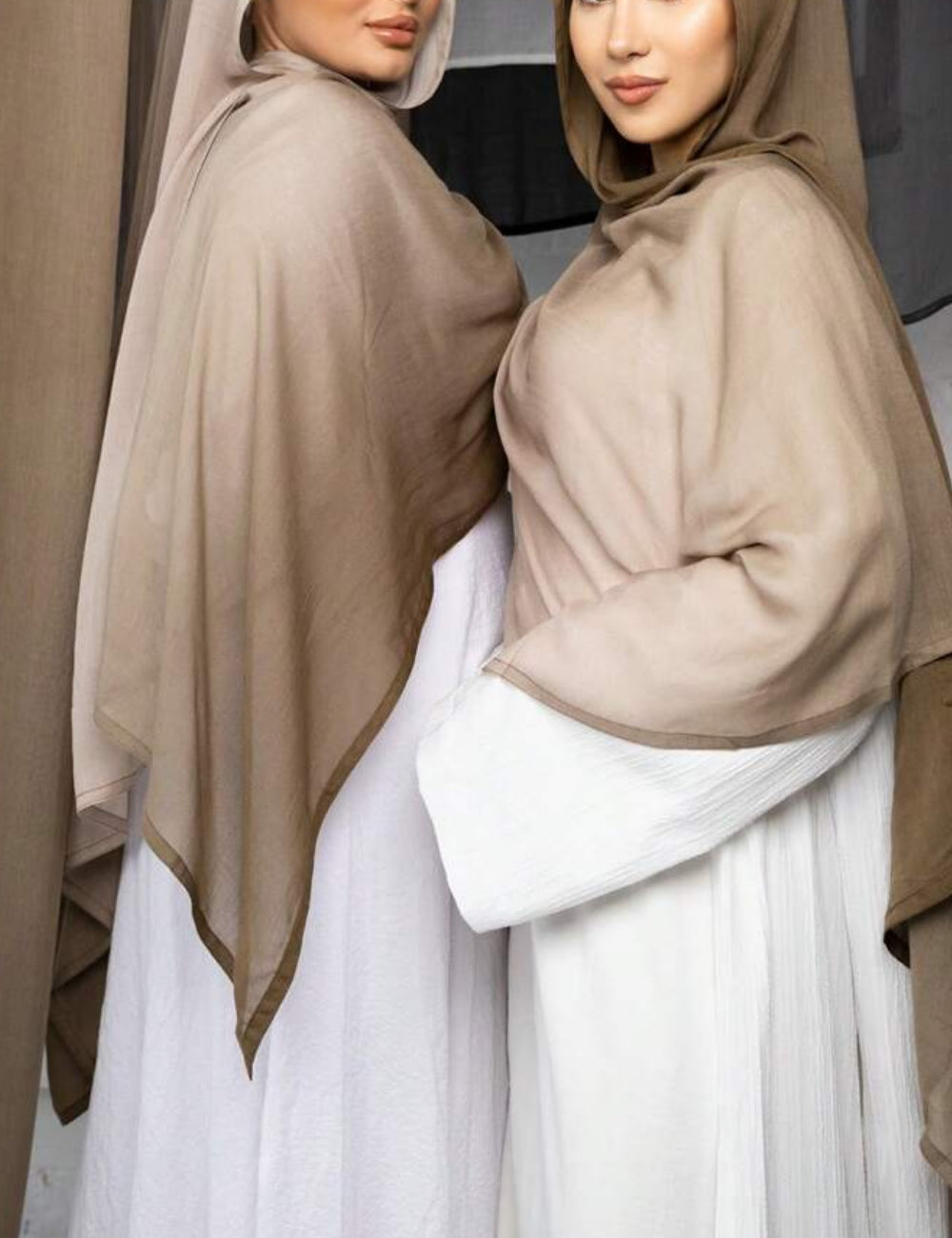Hijab Shein, bej