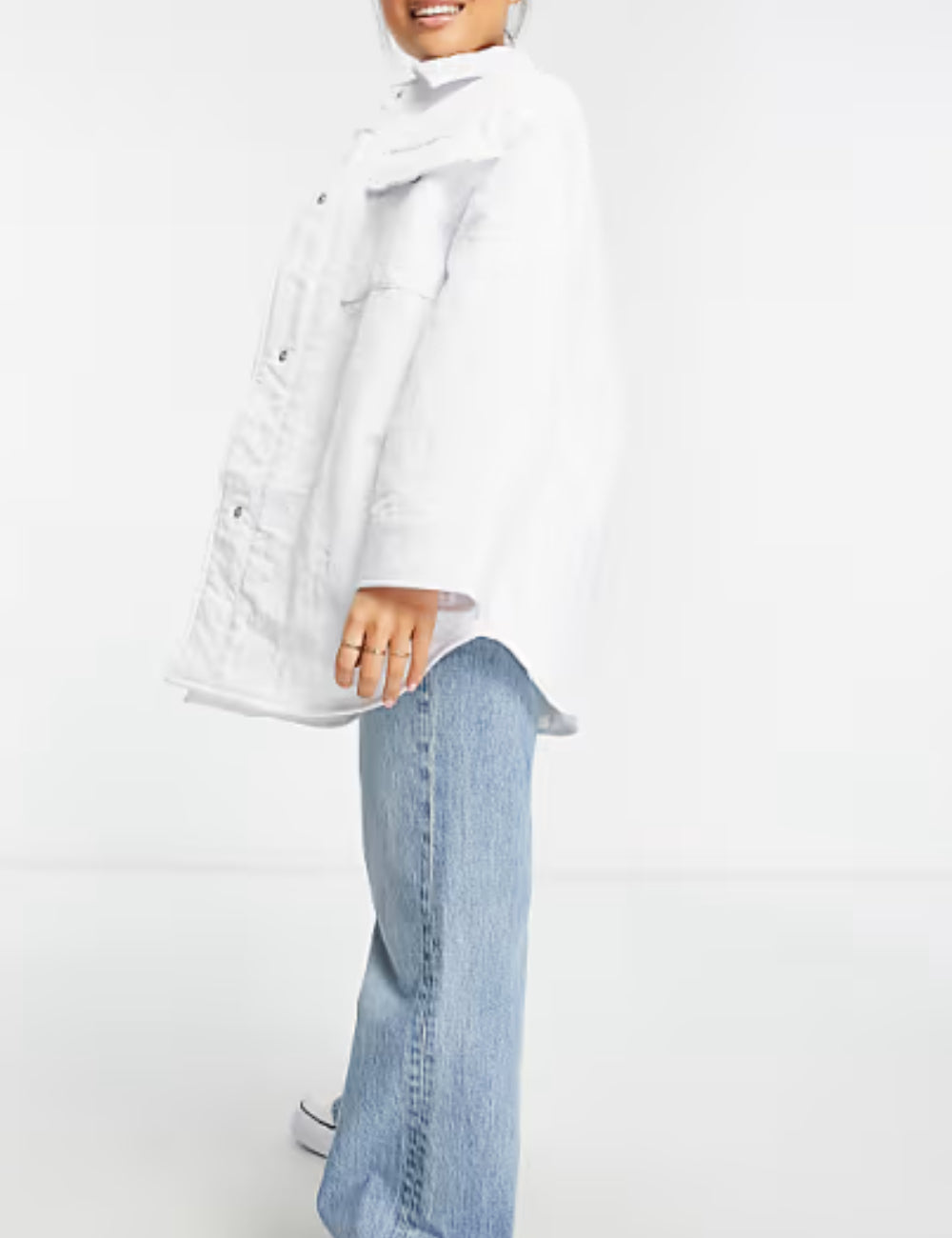 Jachetă ASOS, alb