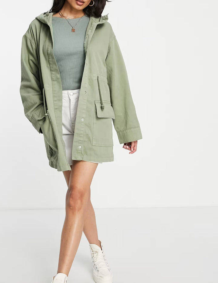 ASOS kabát, zöld