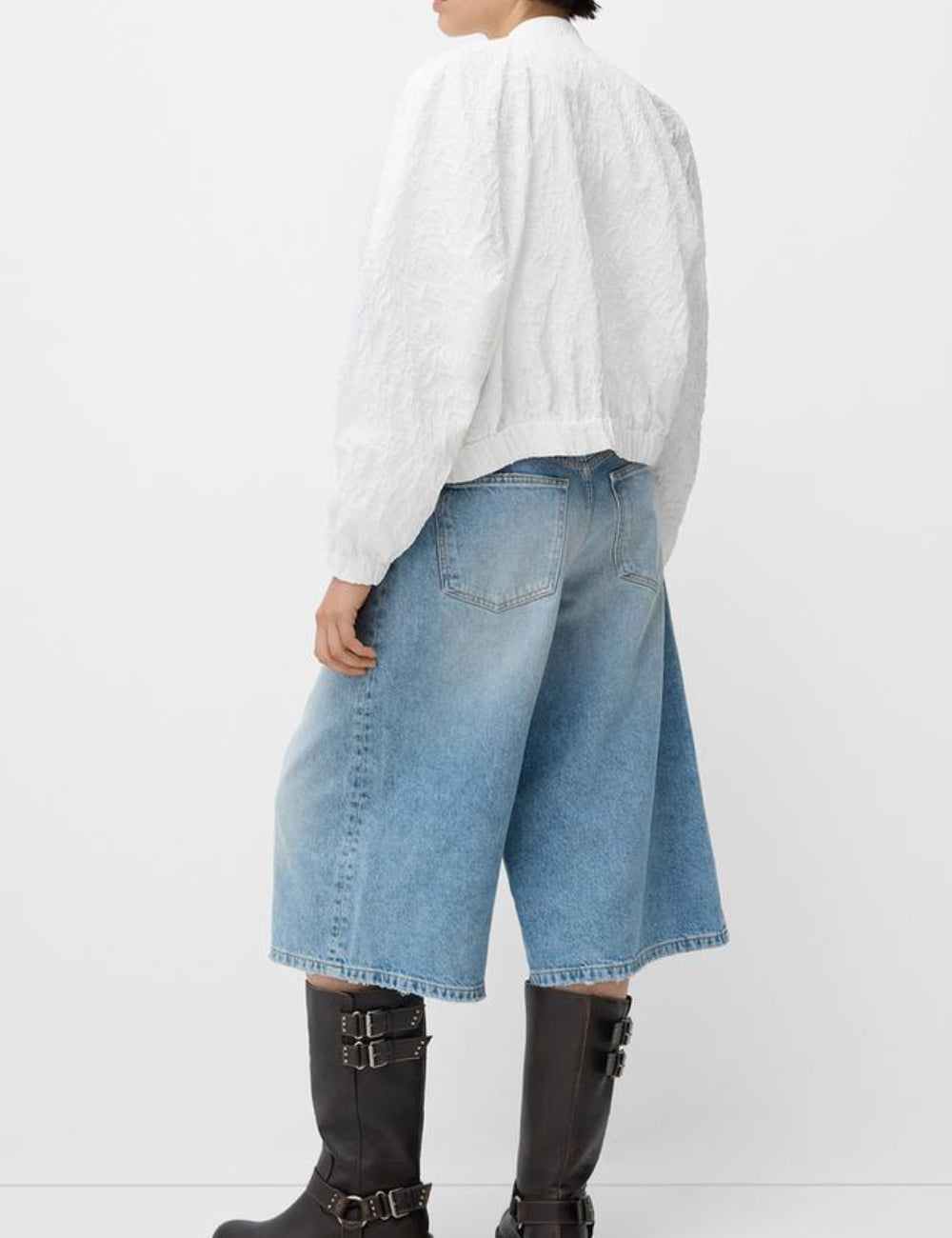 Bershka kabát, fehér
