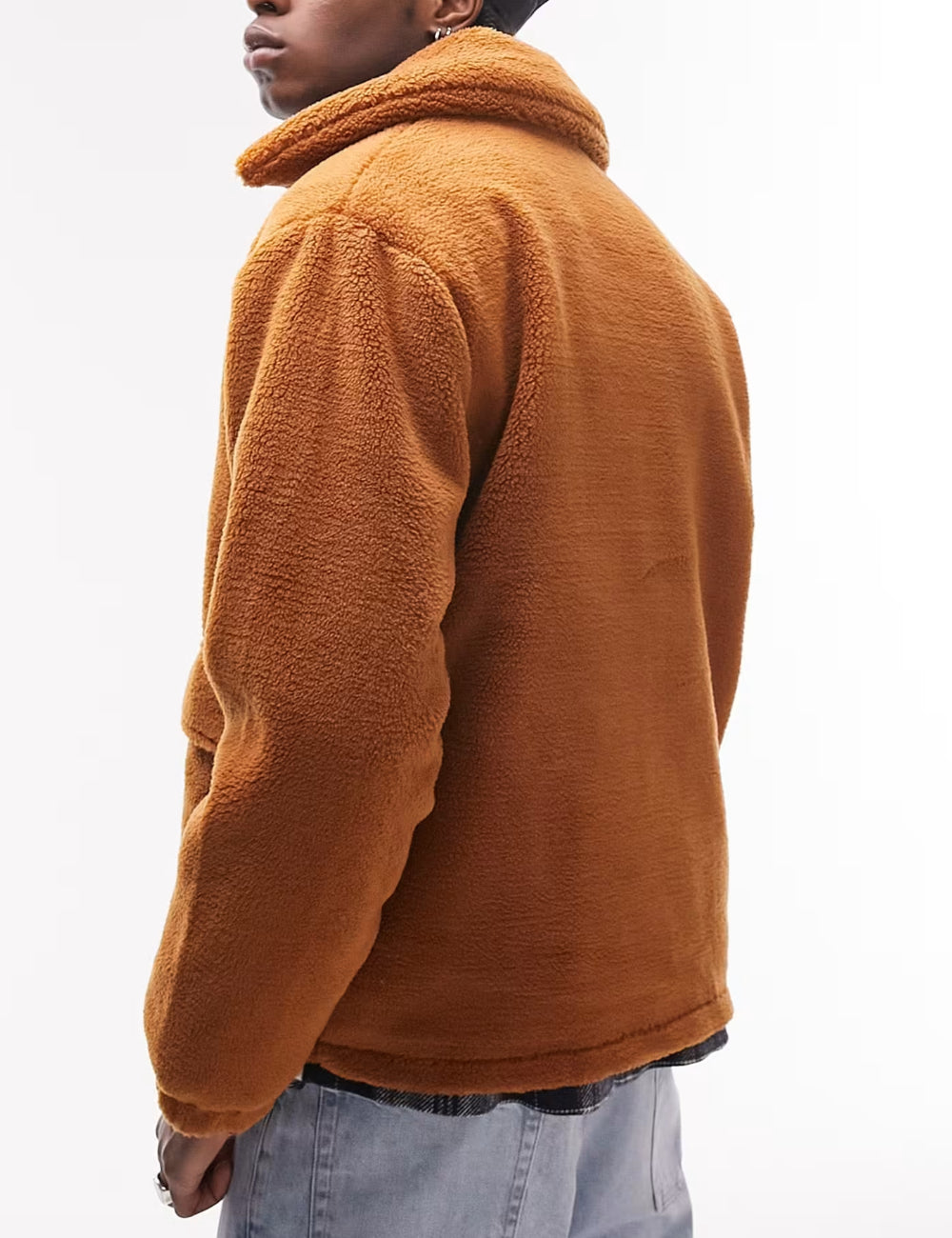 Topman barna prémes dzseki