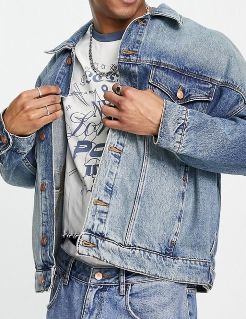 ASOS farmerdzseki, kék