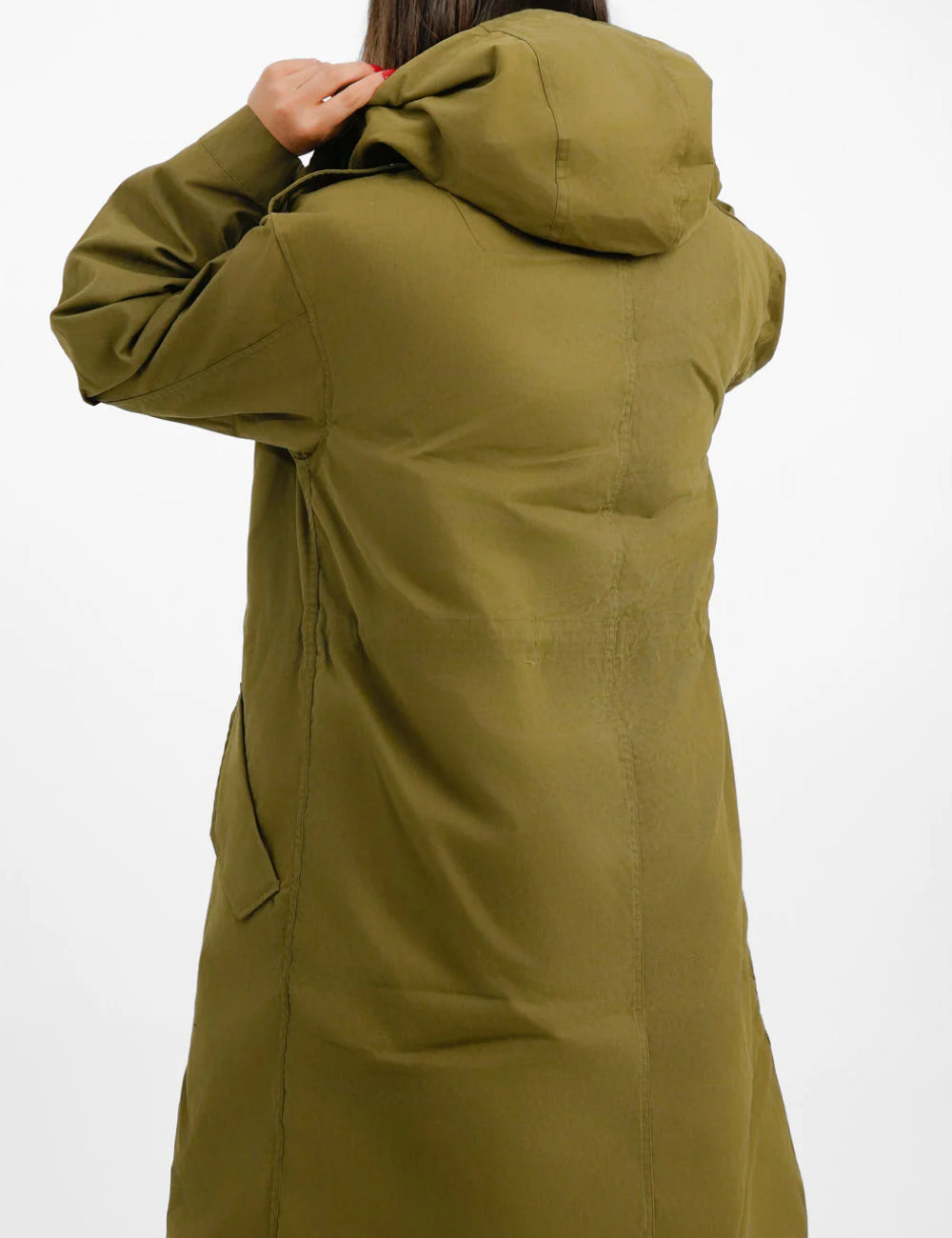 Jachetă lungă ASOS, verde