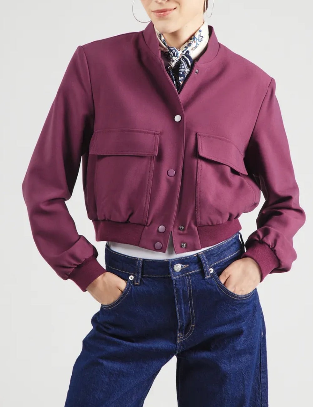 Only Jacket, purple