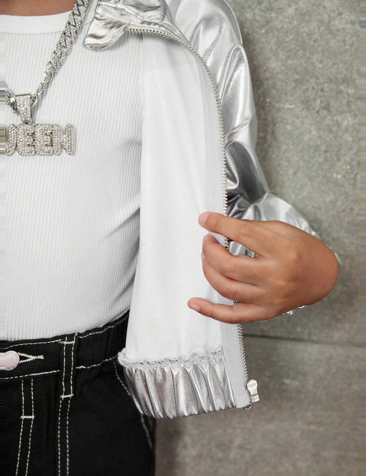 Shein Jacket, Silver