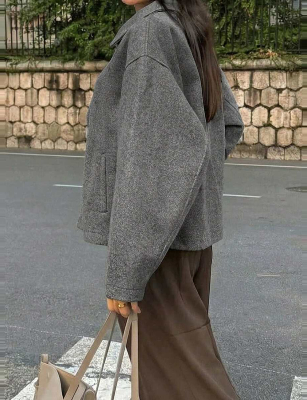 Jachetă Shein, gri