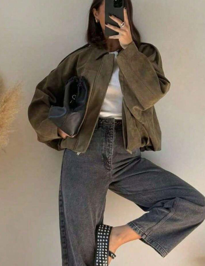 SHEIN dzseki, khaki