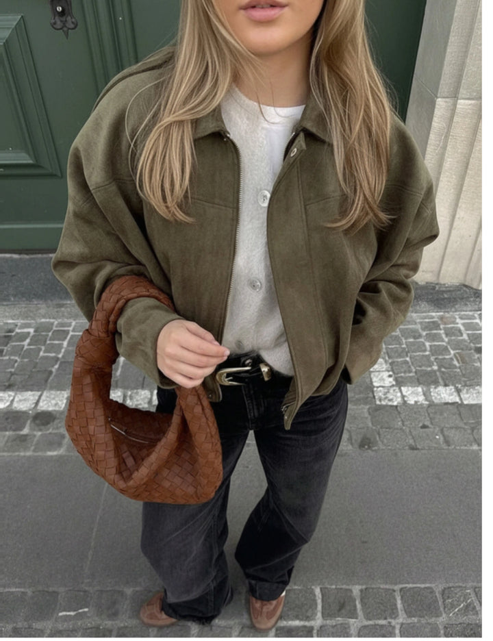 SHEIN kabát, khaki
