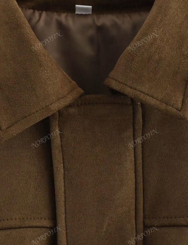 Shein jacket, brown