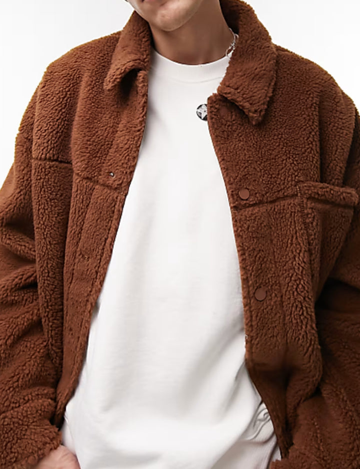 Topman kabát, barna