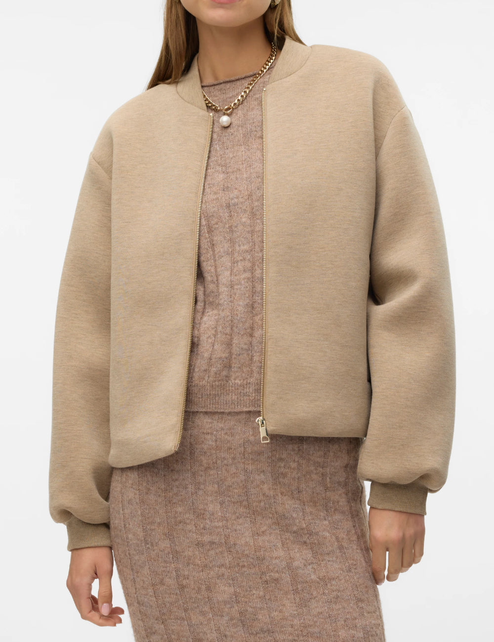 Vero Moda bézs színű dzseki