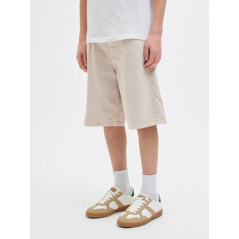 JACK & JONES bézs farmer rövidnadrág