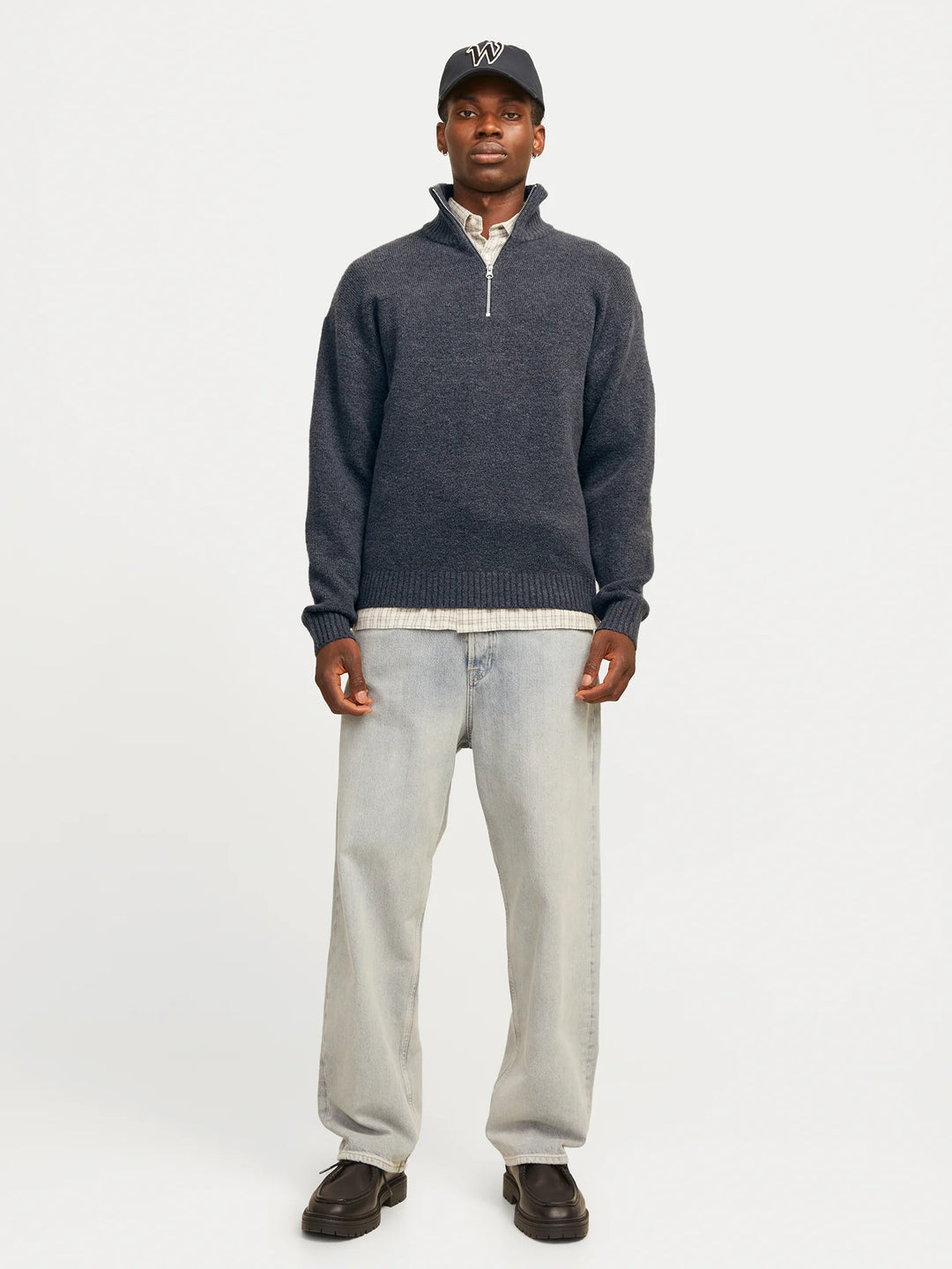 Pulover JACK&JONES, gri