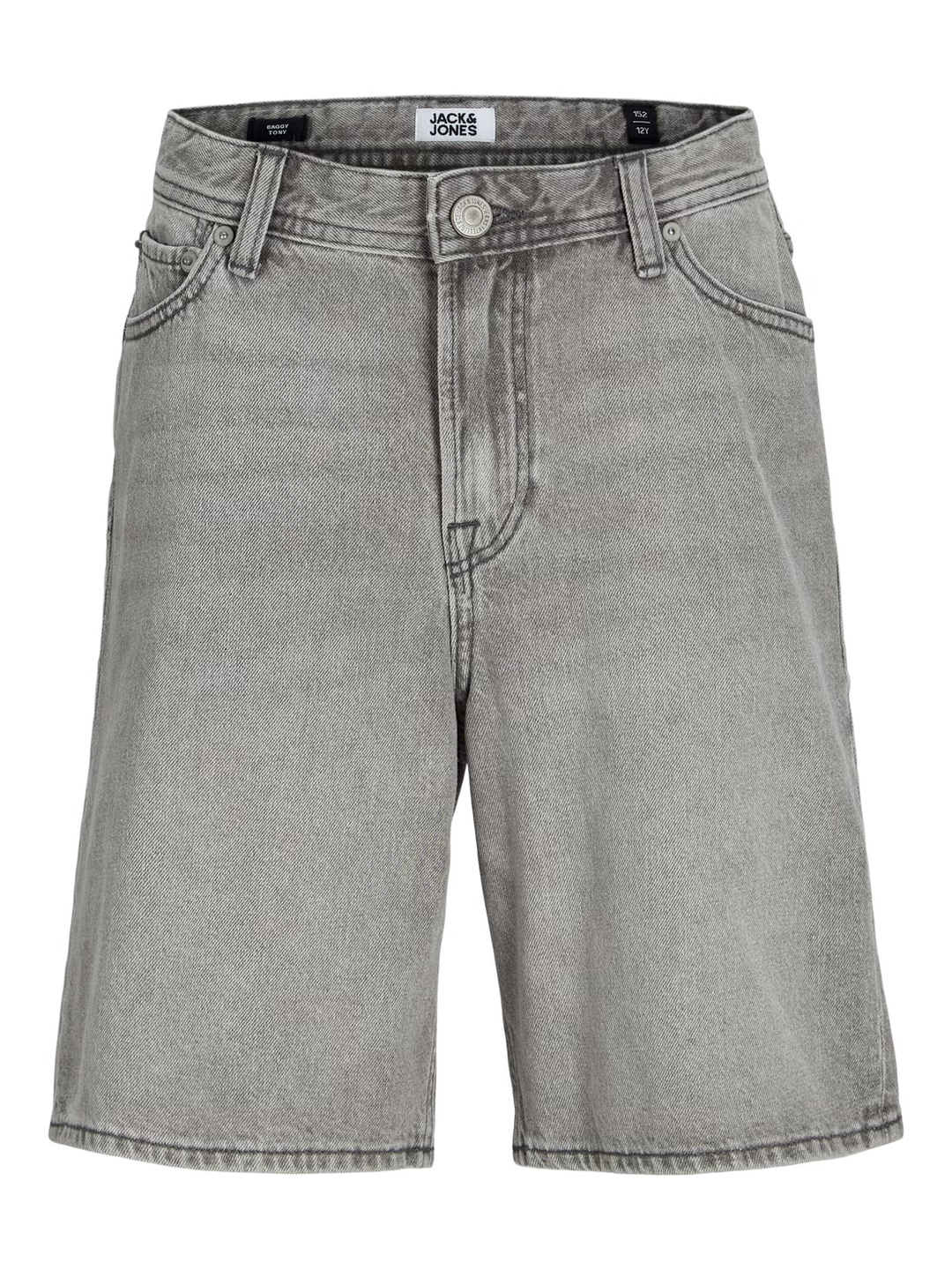 JACK&JONES szürke farmer rövidnadrág