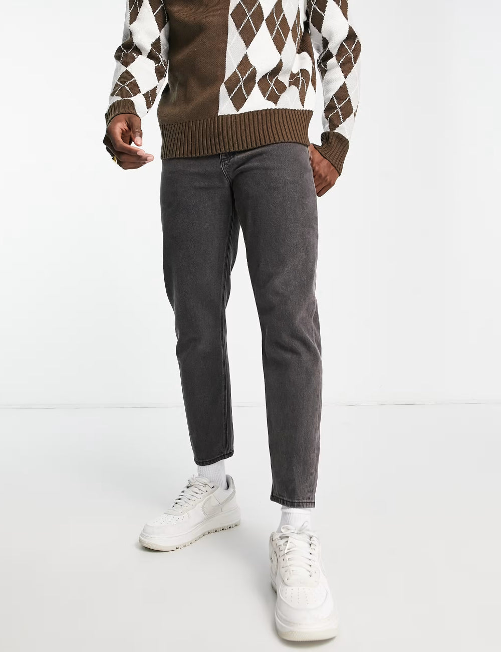 Jeans ASOS, gri