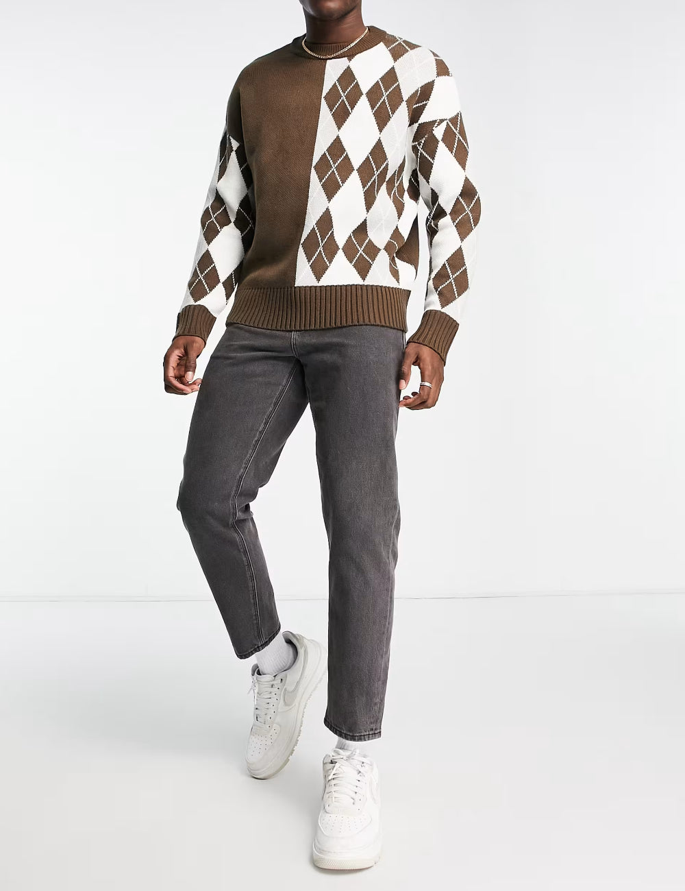 Jeans ASOS, gri