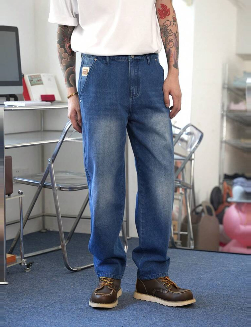 Shein farmer, kék