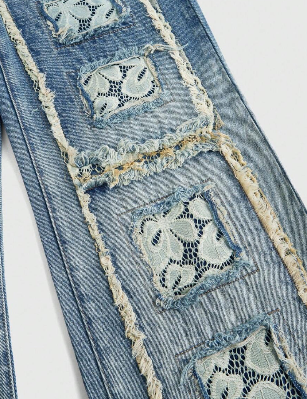 Jeans Shein Romwe, kék