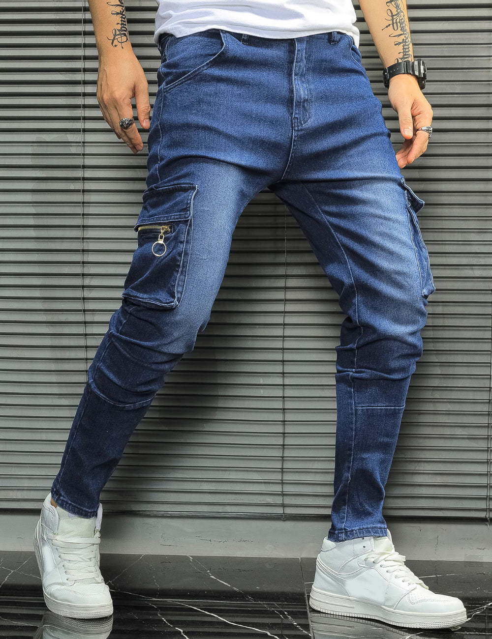 Jeans Shein, kék