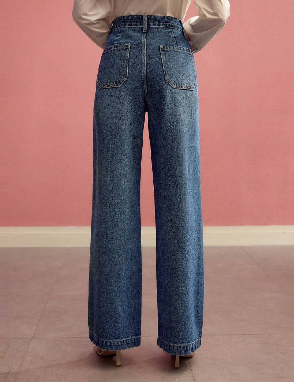 Jeans Shein MOTF, kék