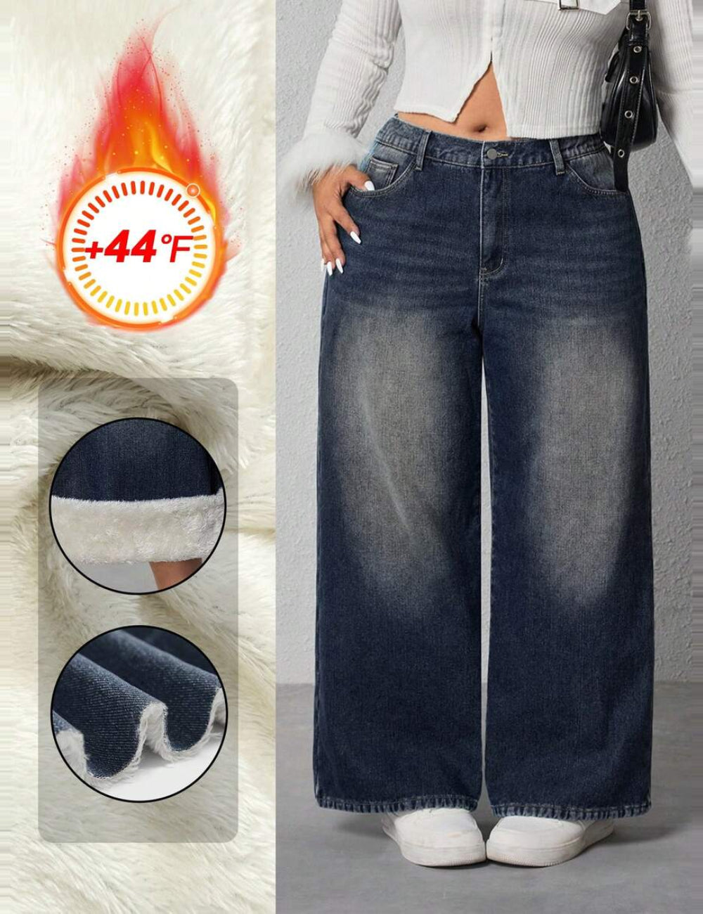 Jeans Shein, kék