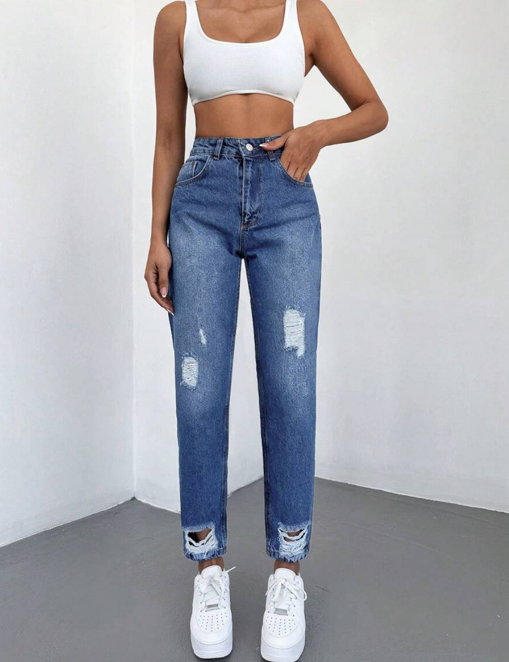 Jeans Shein, kék