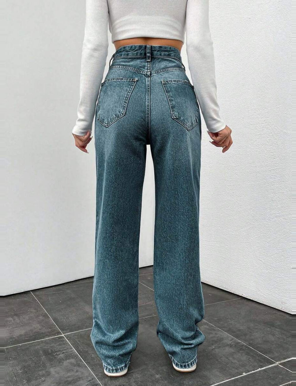 Shein farmernadrág, kék