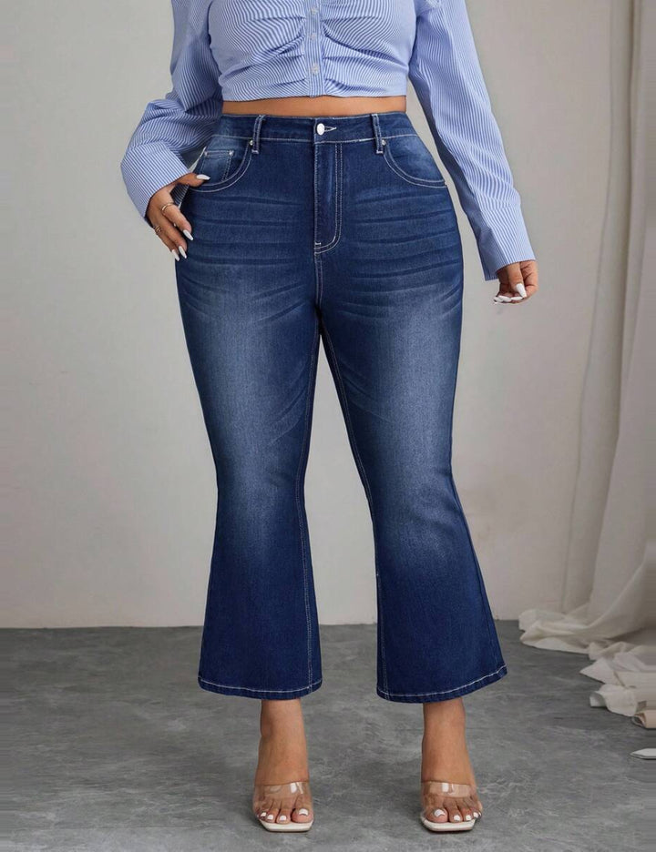 Jeans Shein Curve+, kék