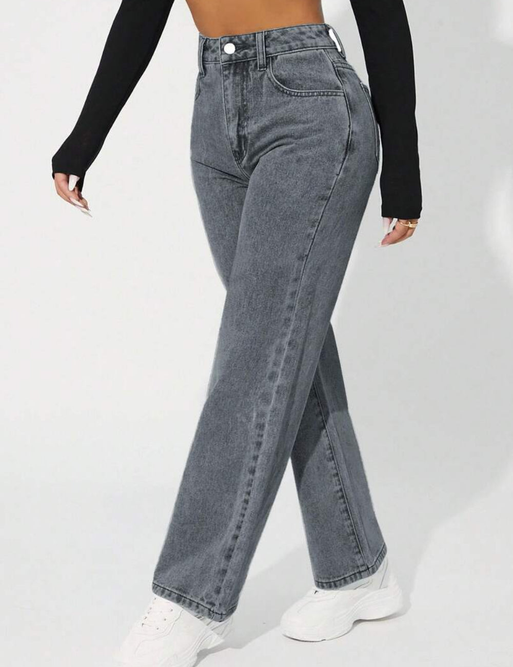 Jeans Shein, szürke