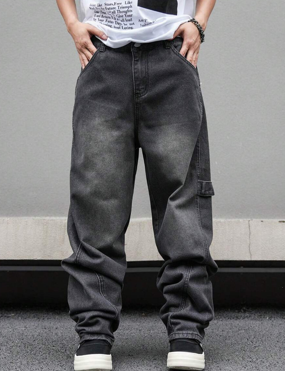 Jeans Shein, szürke