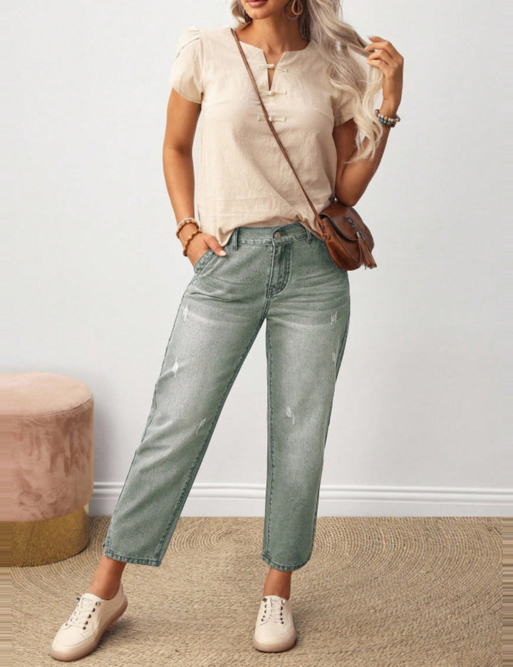 Jeans Shein, verde