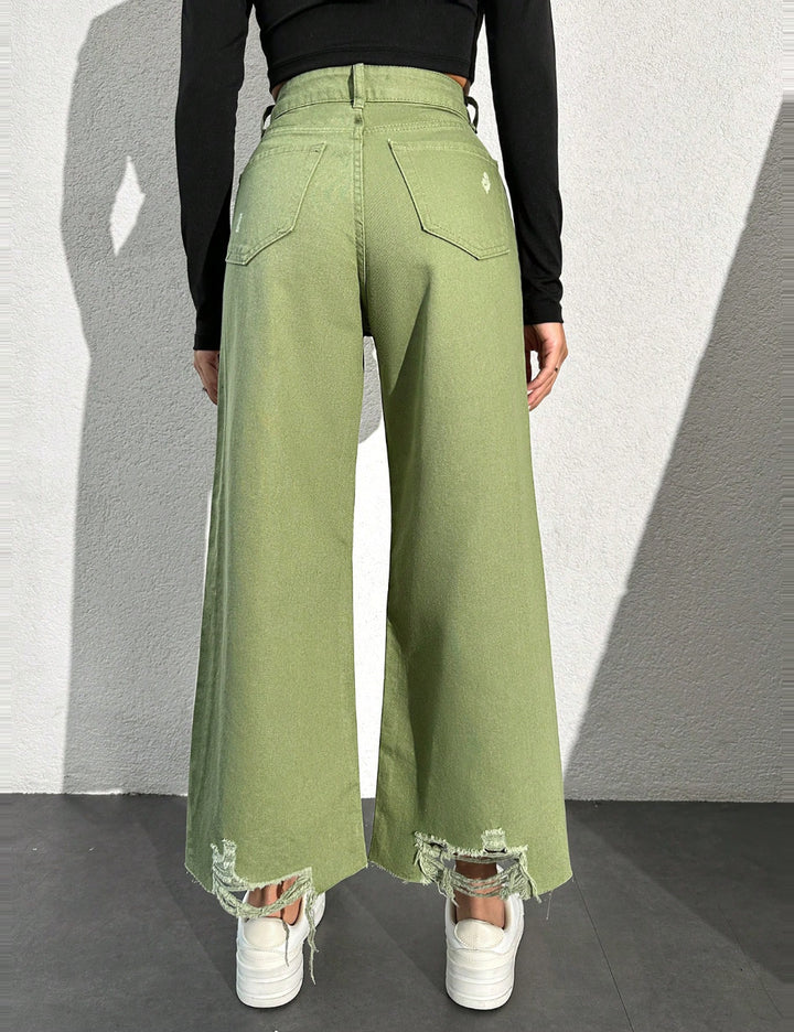 Jeans Shein, verde