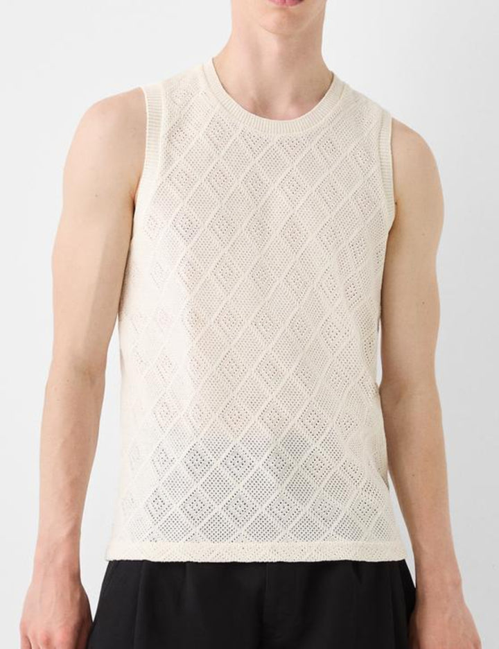 Bershka trikó, krémszínű
