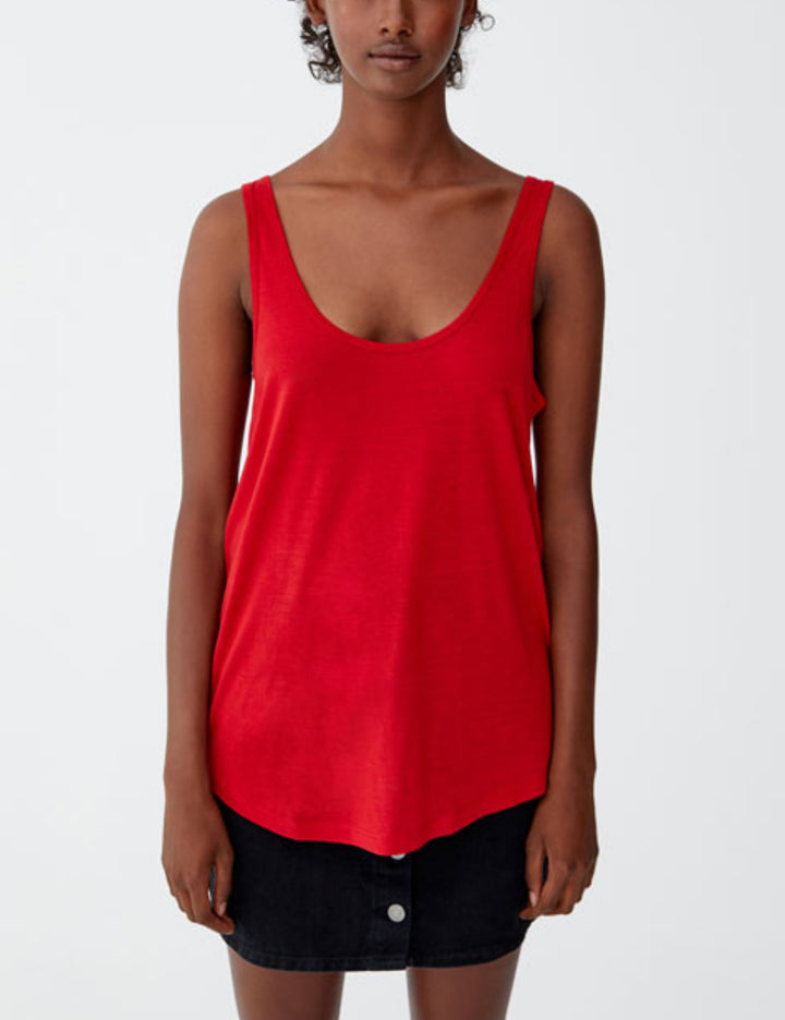 Piros Pull&Bear trikó