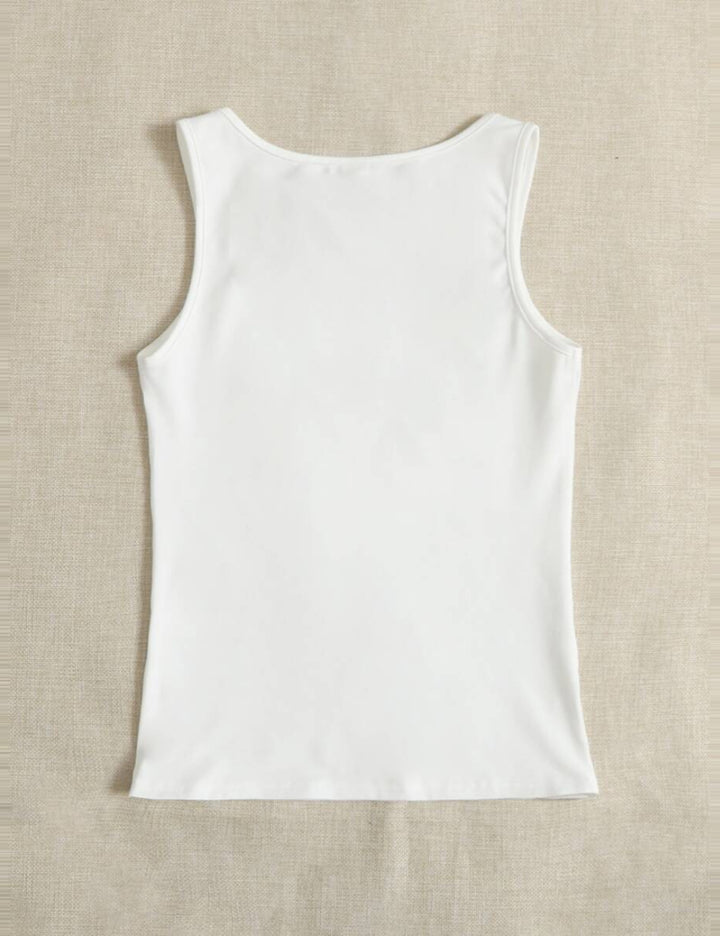 Shein top, white
