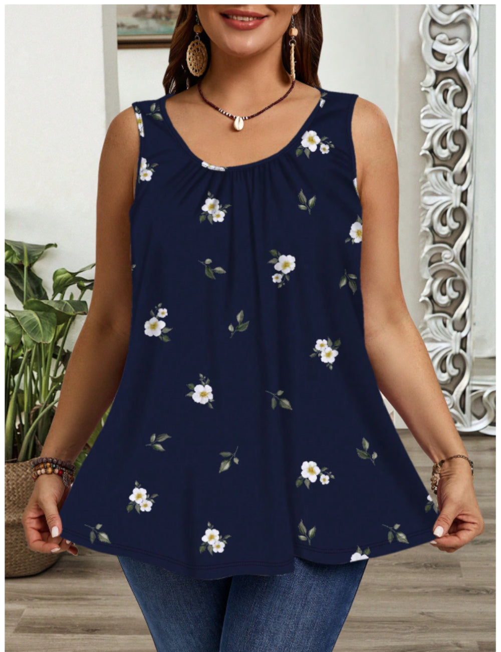 Shein Emery Rose Top, kék