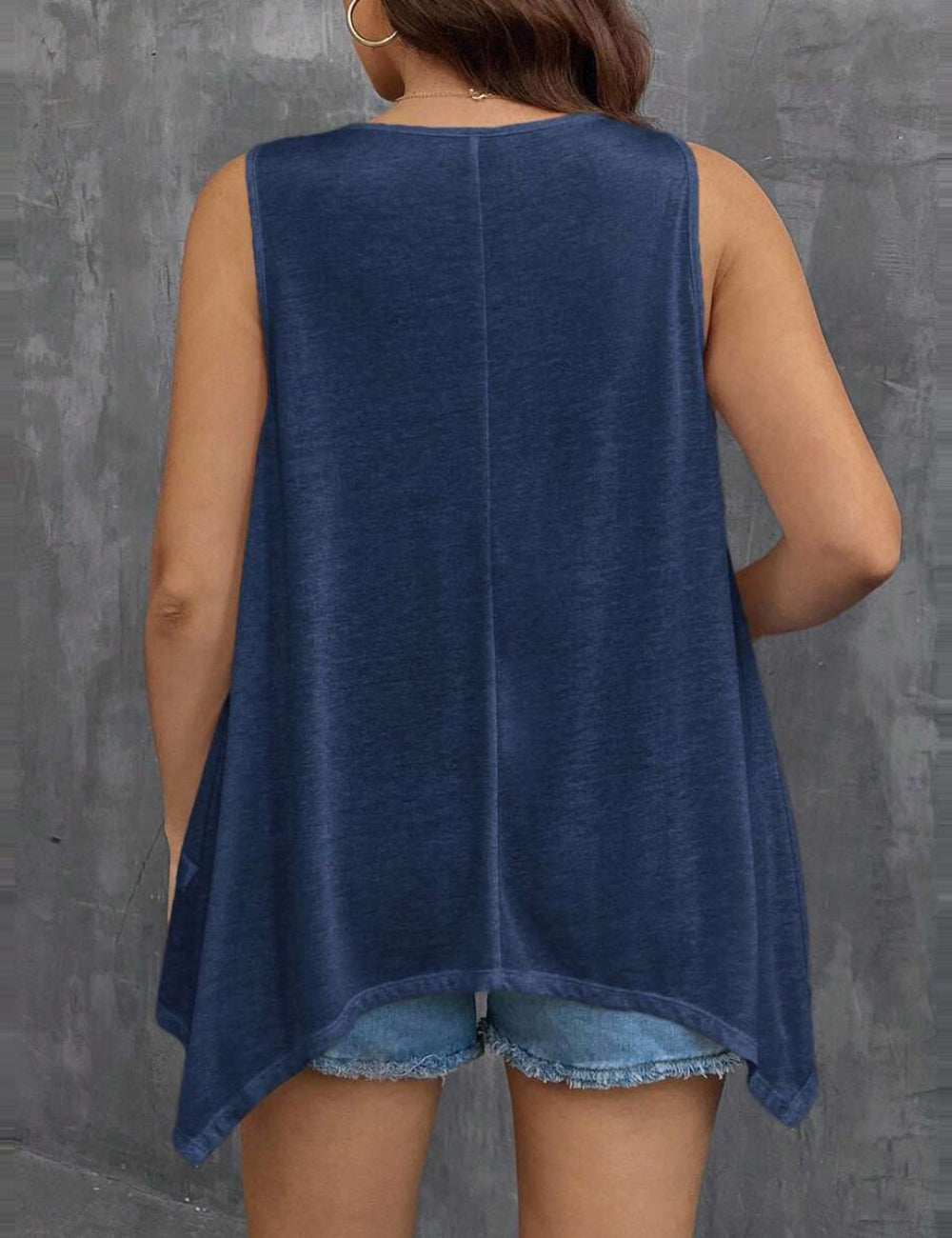 Shein top, kék