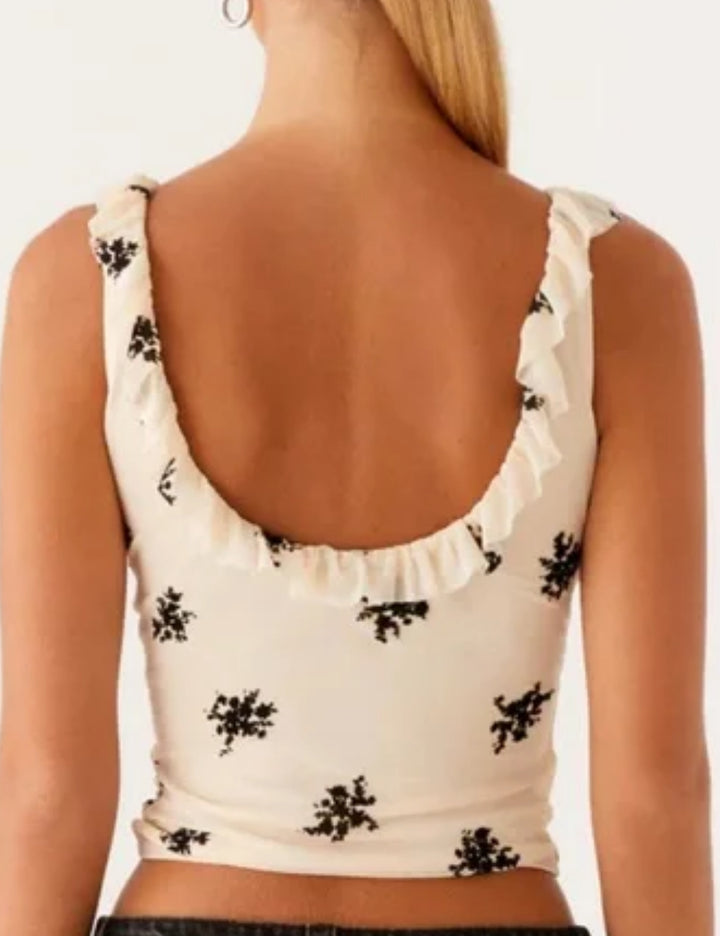 Shein top, bézs