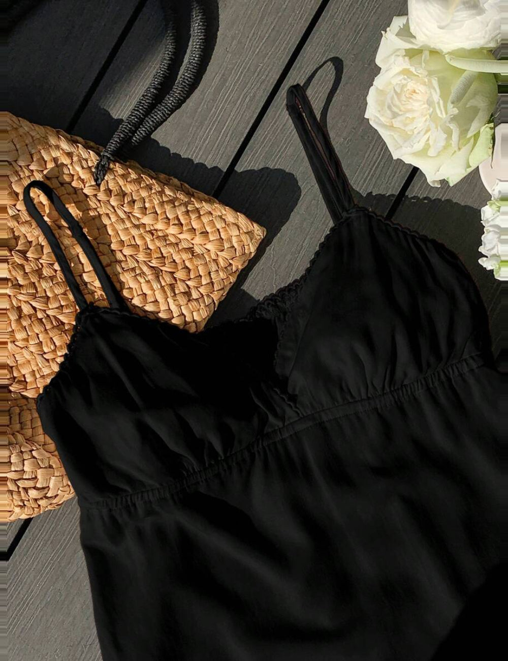 Fekete Shein felső