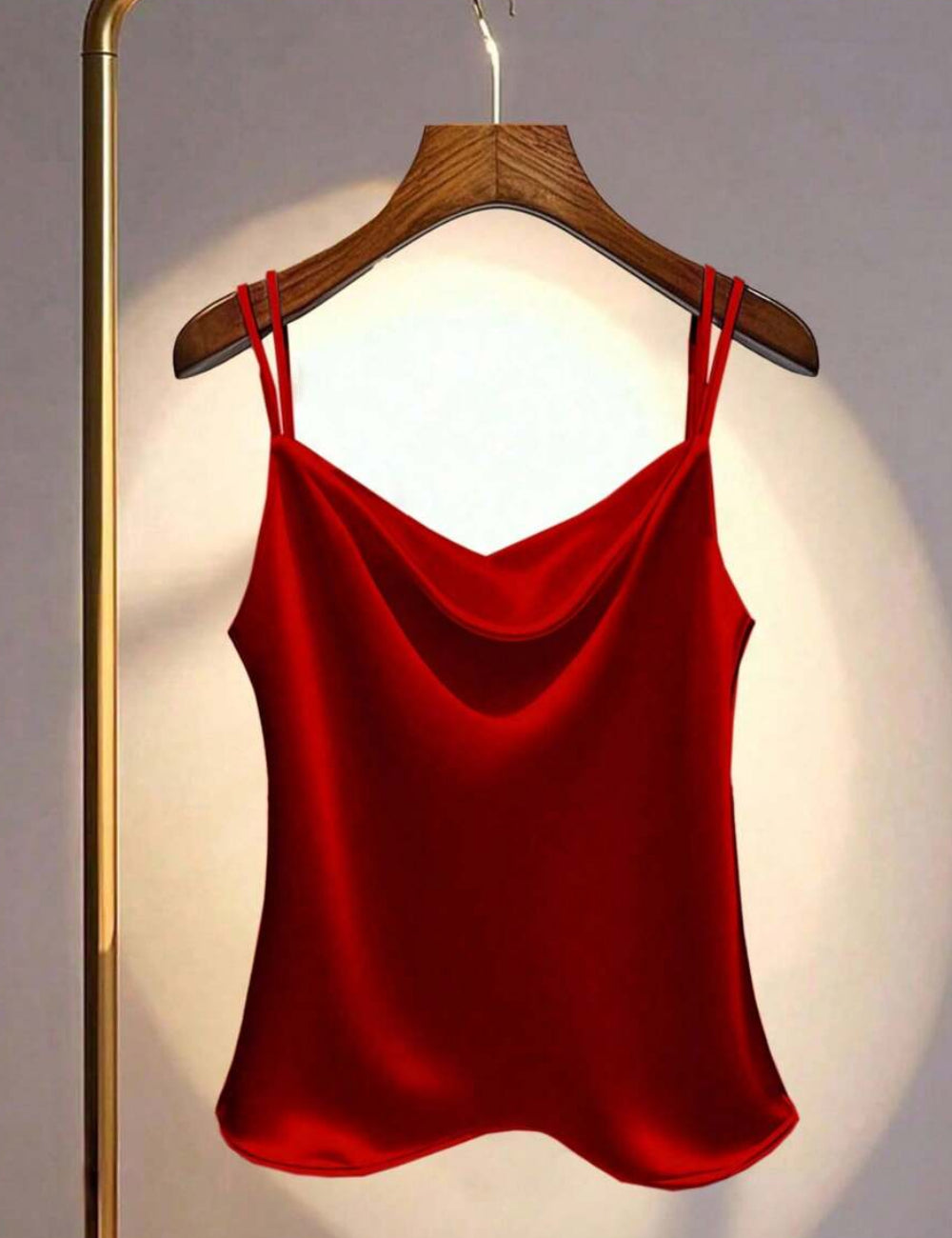 Shein Curve+ top, red