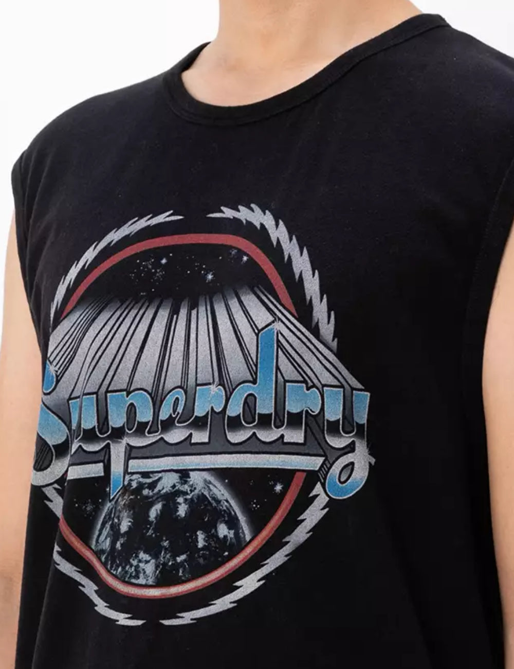 Superdry póló, sötétkék