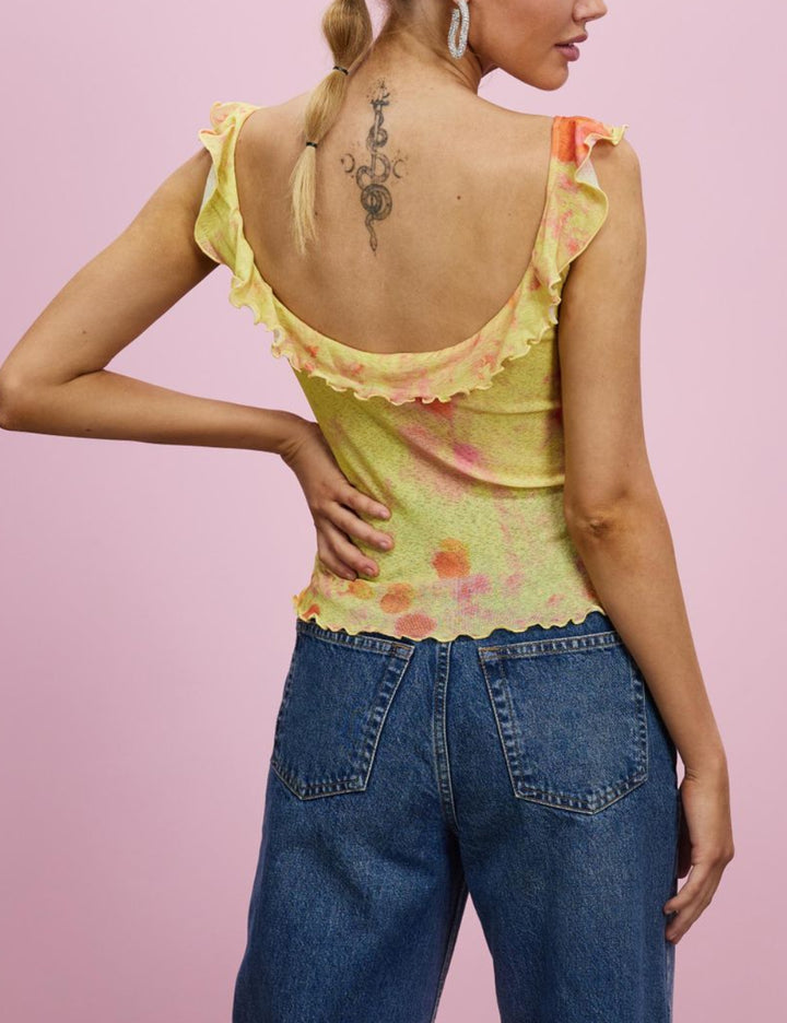 Topshop trikó, sárga