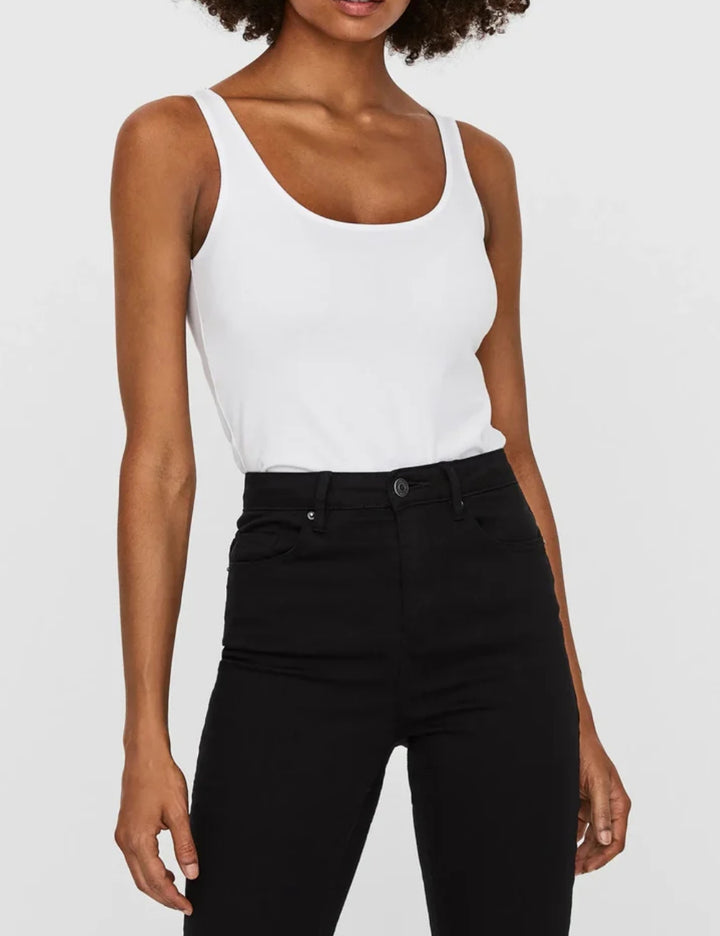 Vero Moda ujjatlan felső, fehér