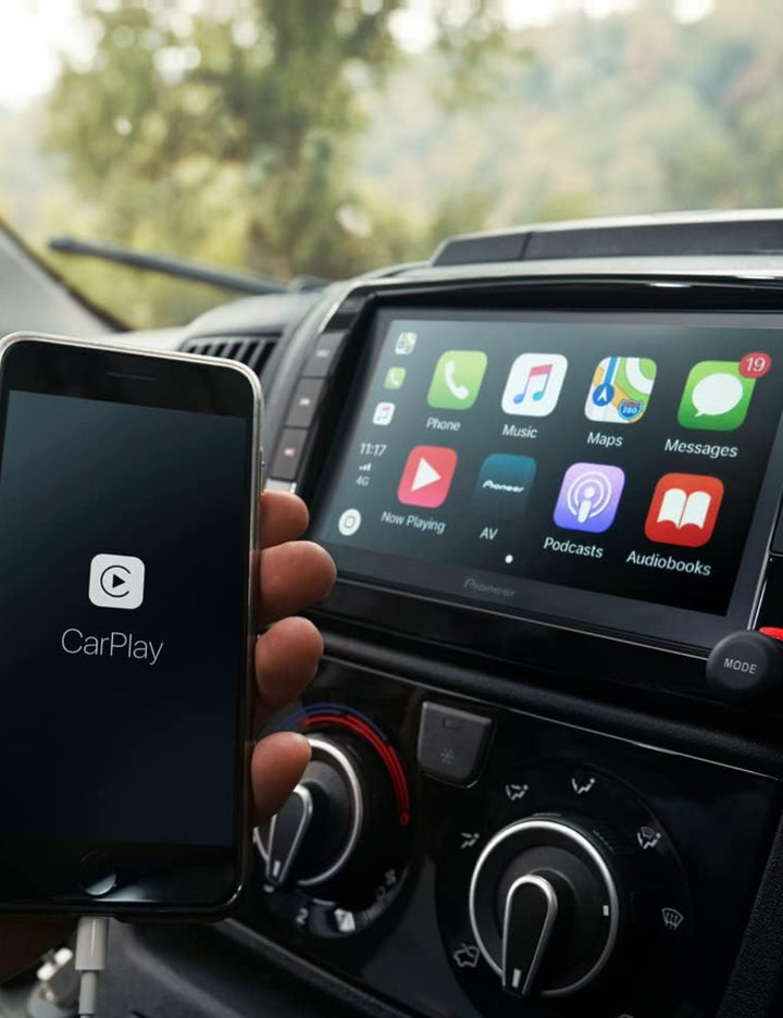 Pioneer 2 DIN Android autós navigáció, fekete