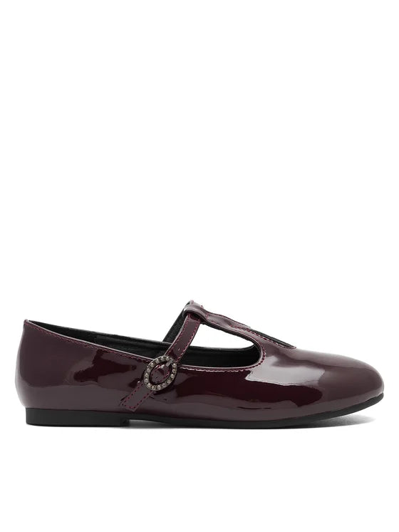 Pantofi NELLI BLU, vișiniu